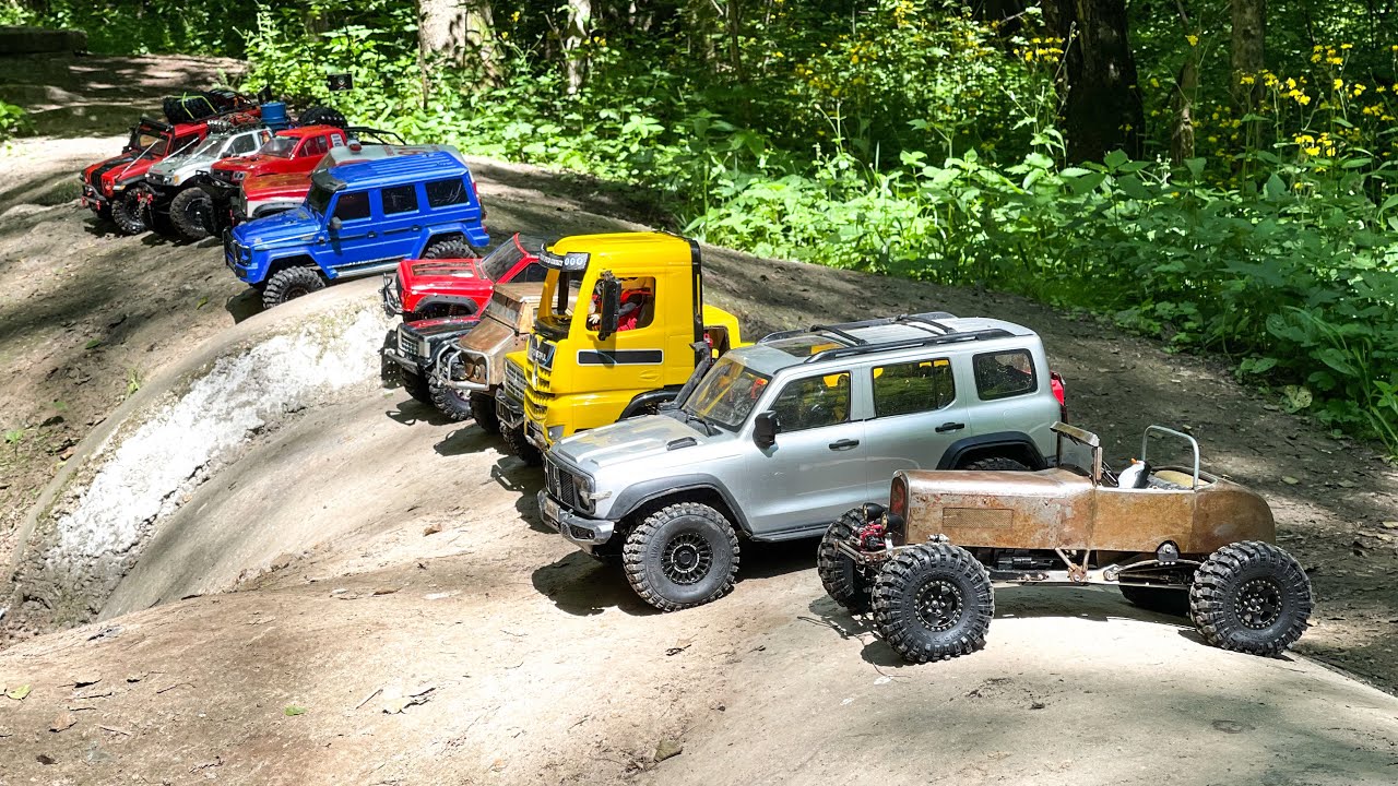 Старый Ford на злых Micky Tompson! RC crawler трофи в Измайлово 18.06.2023 часть 1