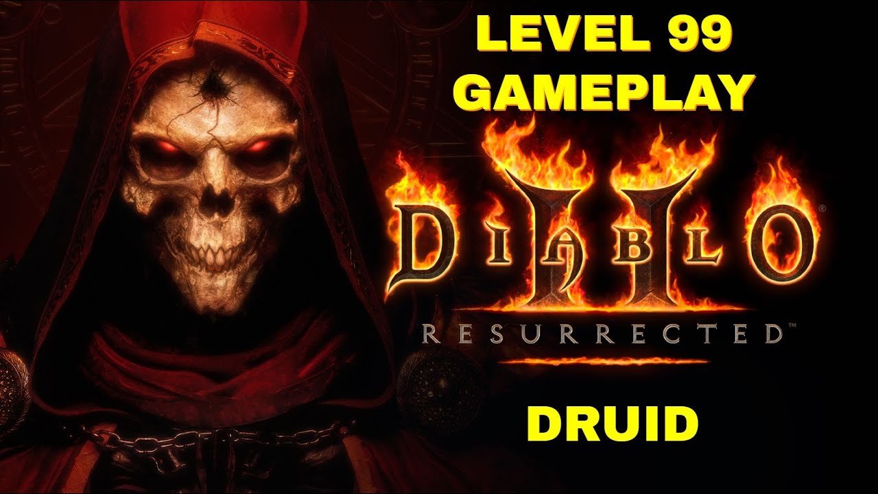 Diablo 2 Resurrected - Druid Level 99 Gameplay - RTX 3080 ULTRAWIDE 3440x1440 / 144 FPS