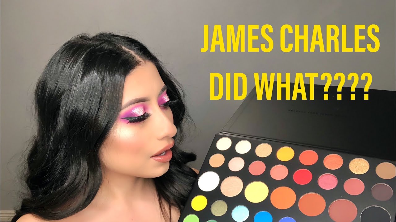 James Charles X Morphe Palette Pink Halo Eye Tutorial