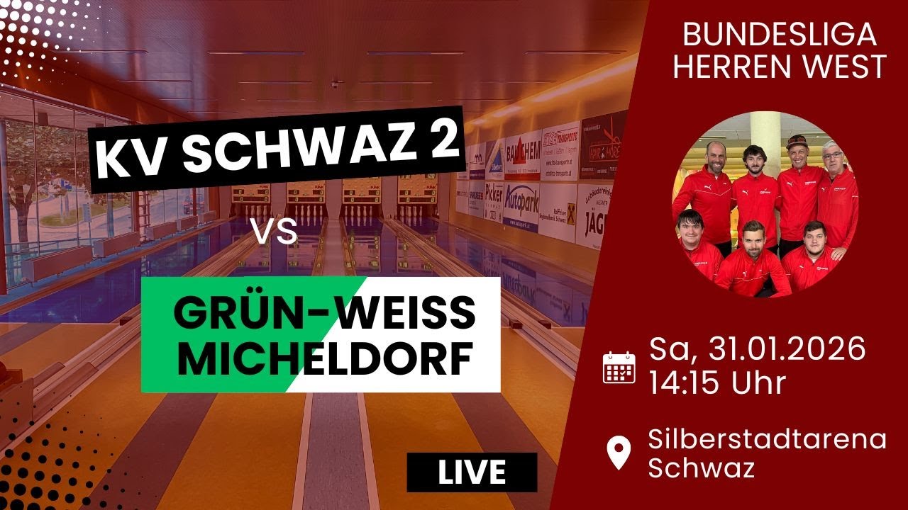 KV Schwaz II vs. Grün-Weiß Micheldorf | Bundesliga West | Kegeln