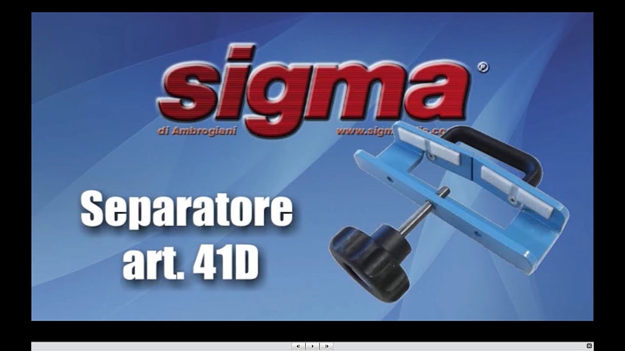 Sigma 41D Separator from Tradetiler