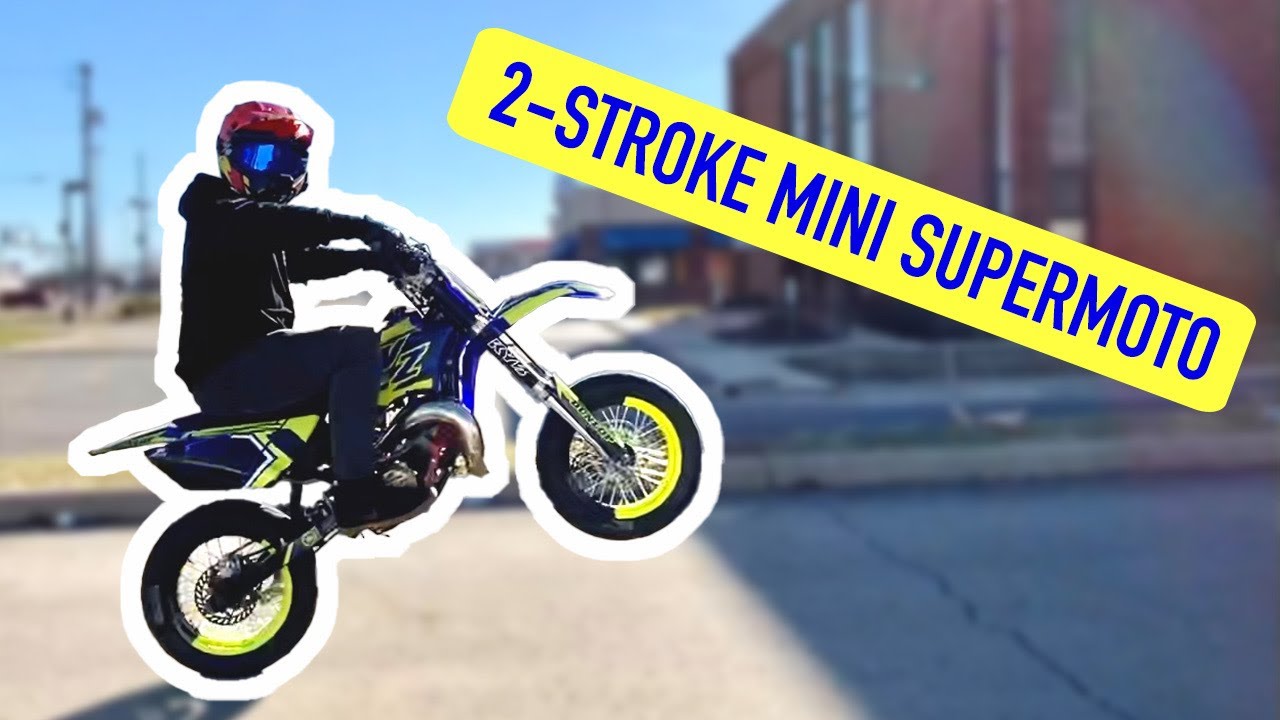 Street Legal 2 Stroke Mini Supermoto! | Yamaha YZ85 on the streets