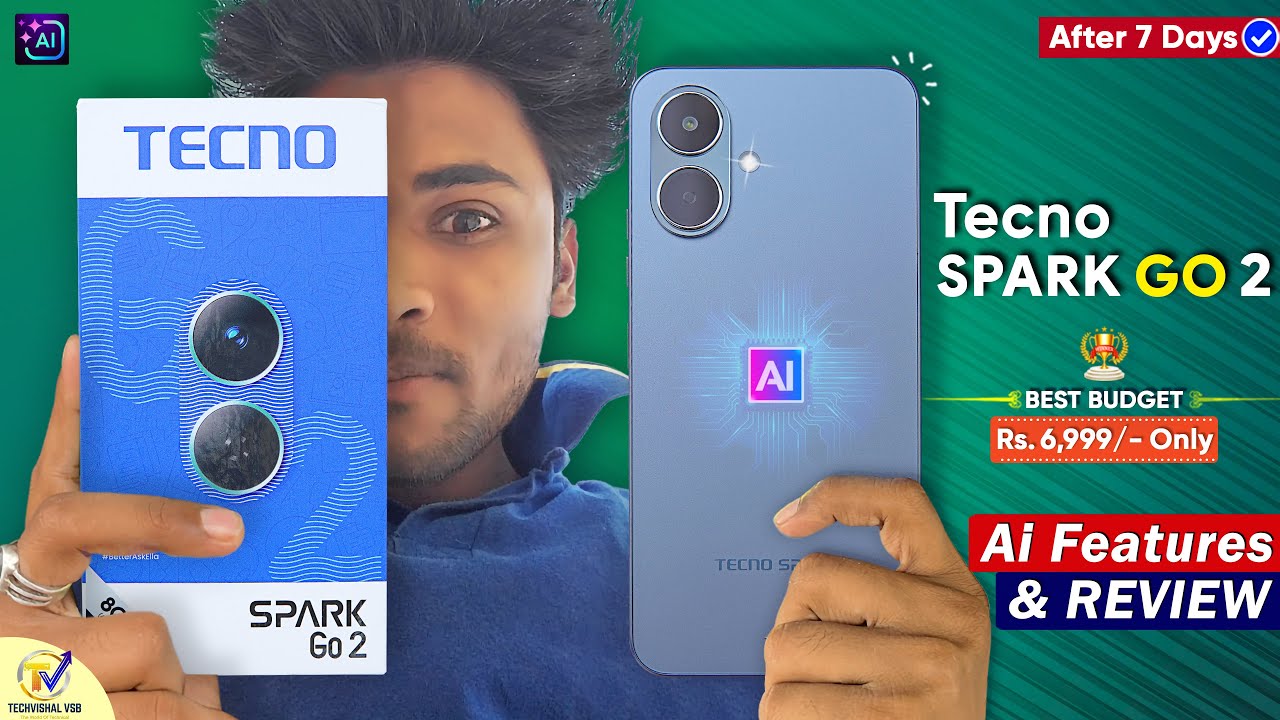 This Crazy Phone Only ₹6,999 with AI Features | Tecno Spark Go 2 Unboxing & Review