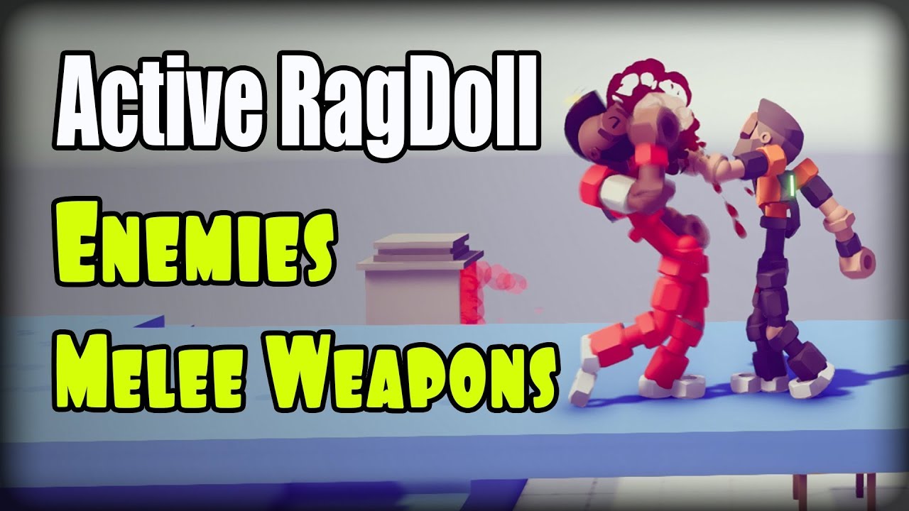 Active ragdoll in Unity (Unity3D), Enemies, Melee Weapons