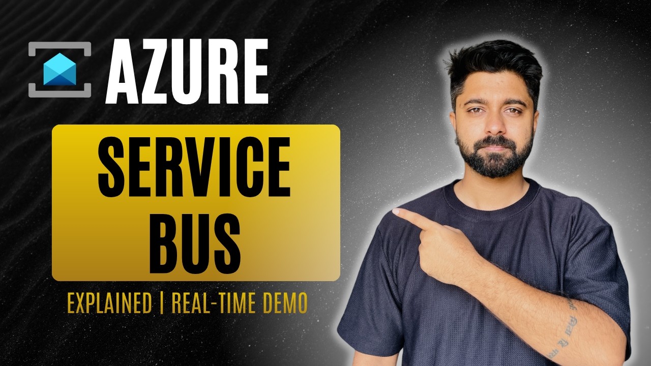 Azure Service Bus: объяснение с использованием React и Node.js | Полное демо от начала до конца |...