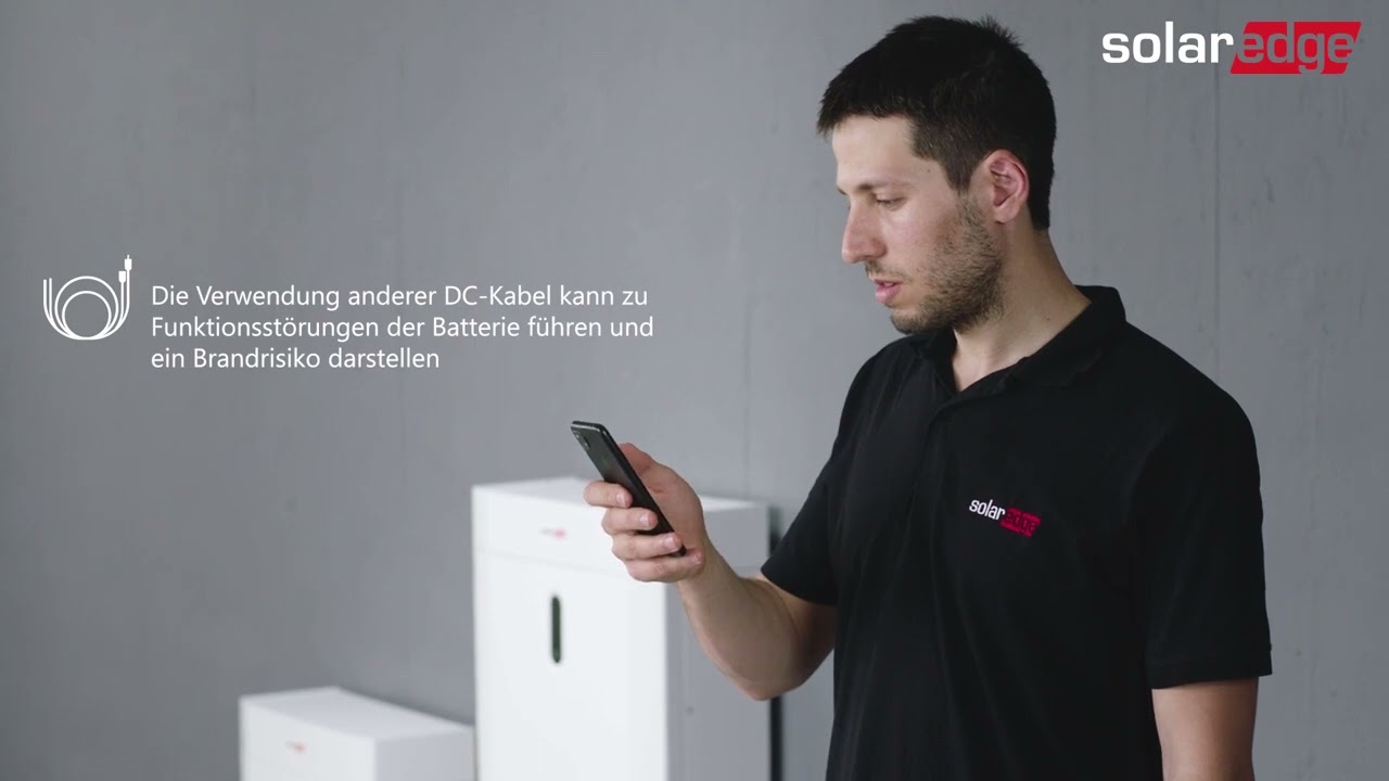 Batteriespeicher verkabeln: Die SolarEdge Home Batterie 48V | Deutschland