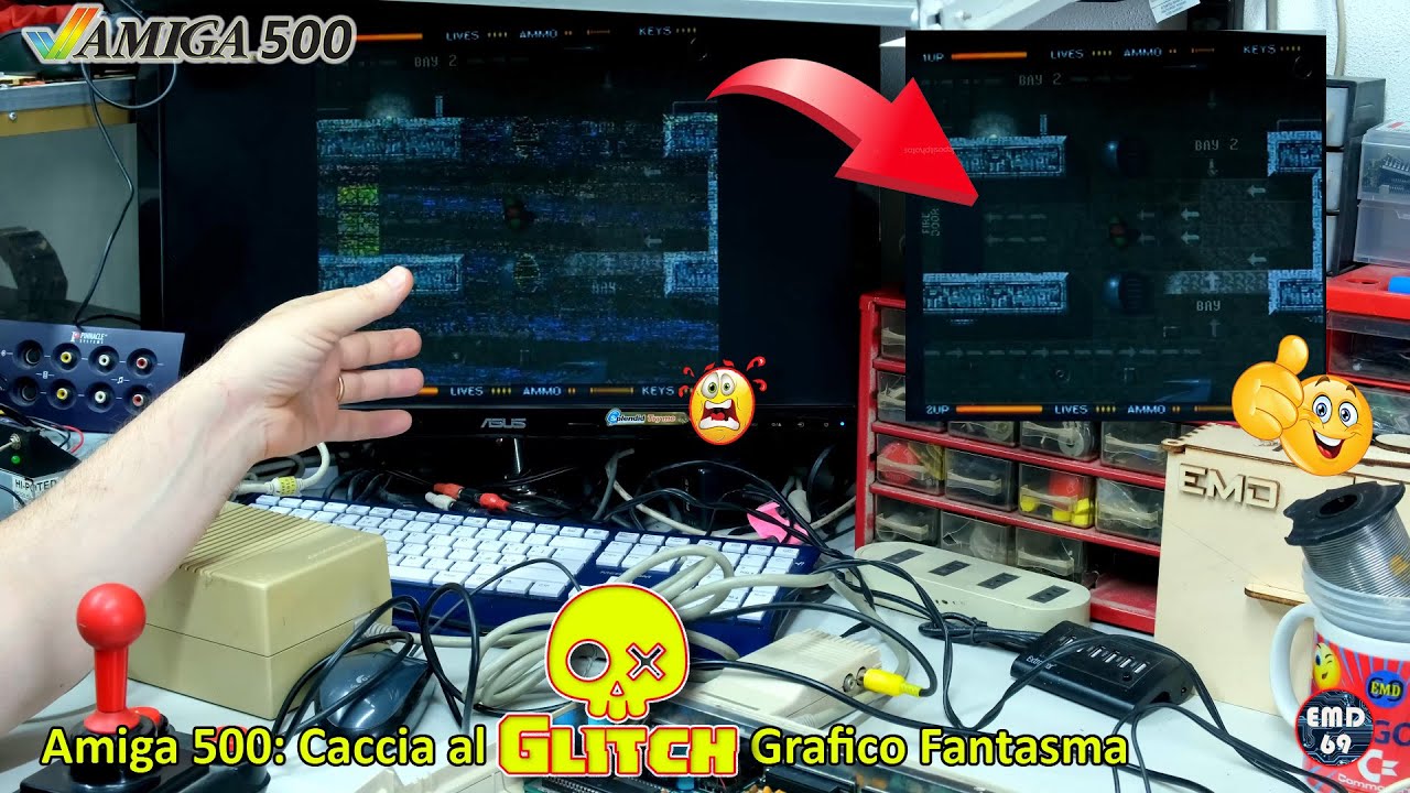 Amiga 500: Caccia al Glitch Grafico Fantasma