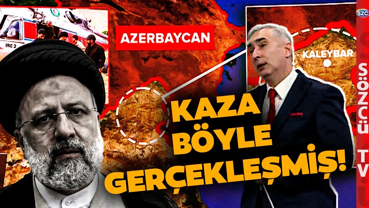 Helikopter Kaza Yaptı İbrahim Reisi Kayıp! Özgür Tör Harita Üzerinde Bölgeyi Anlattı
