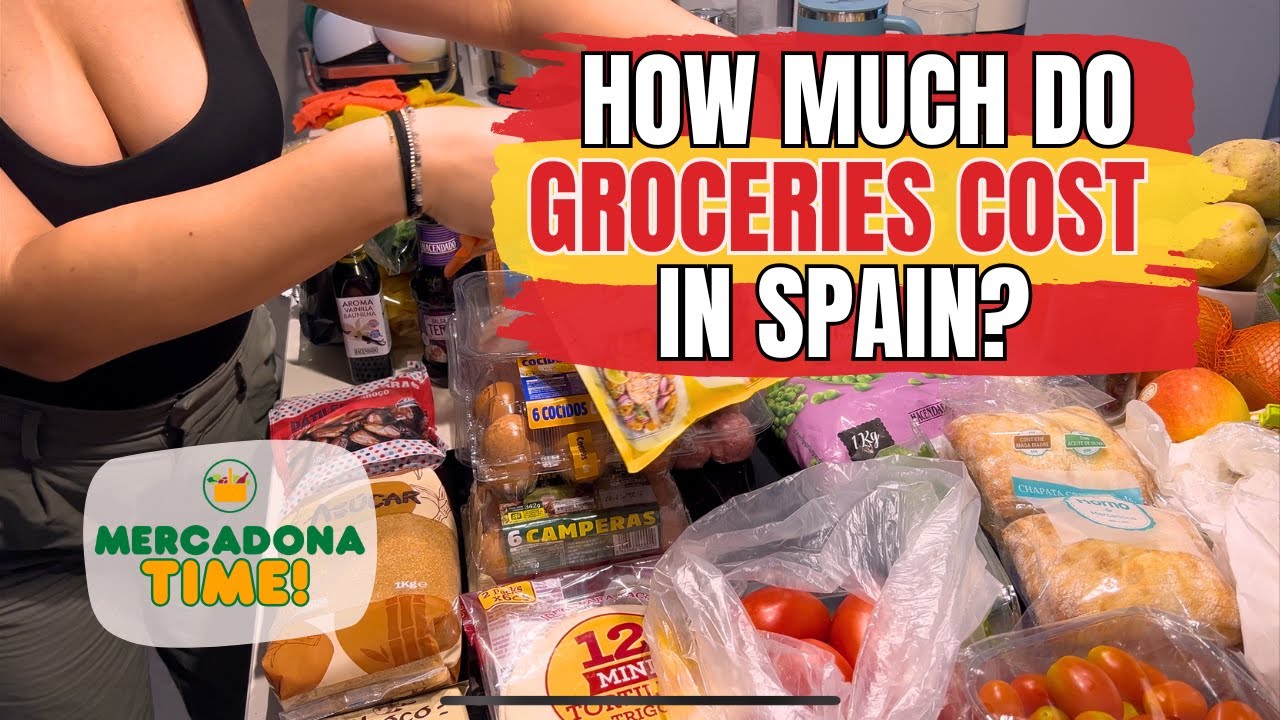 SPANISH GROCERY HAUL 🇪🇸 🛒 Can You Guess How Much It Cost?! 🤯