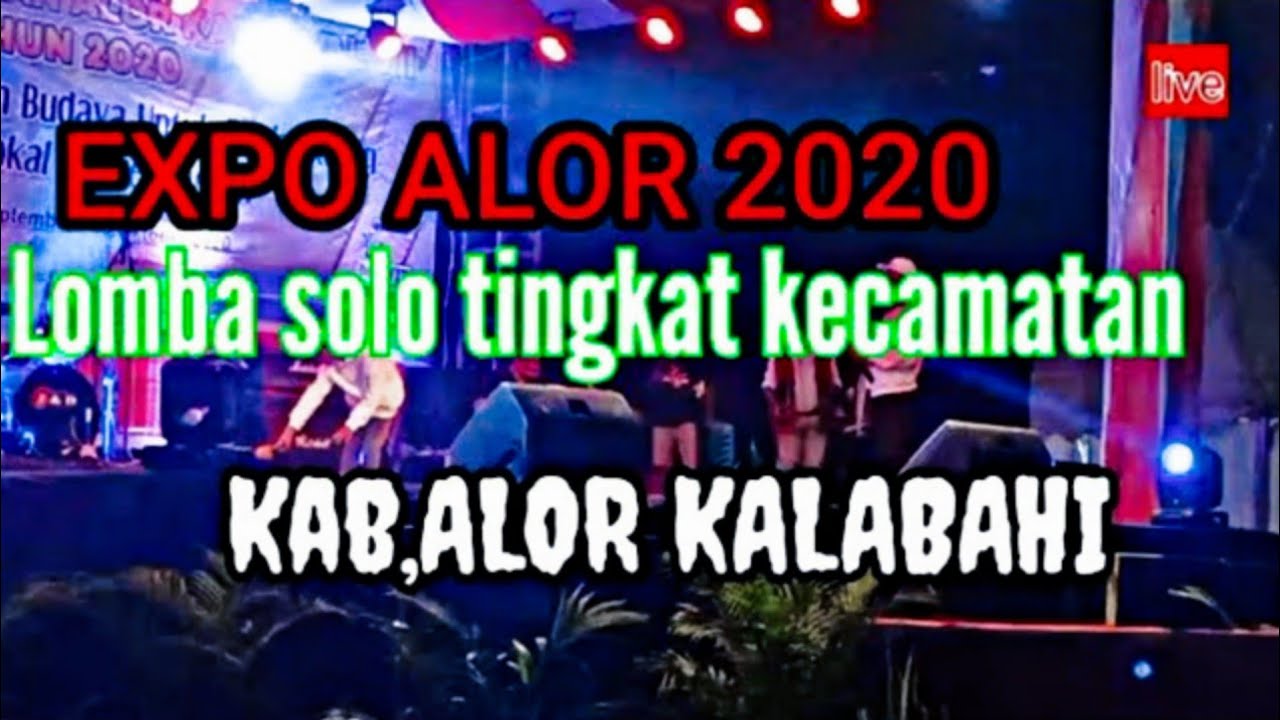 Expo Alor 2020,Lomba solo tingkat kecamatan,