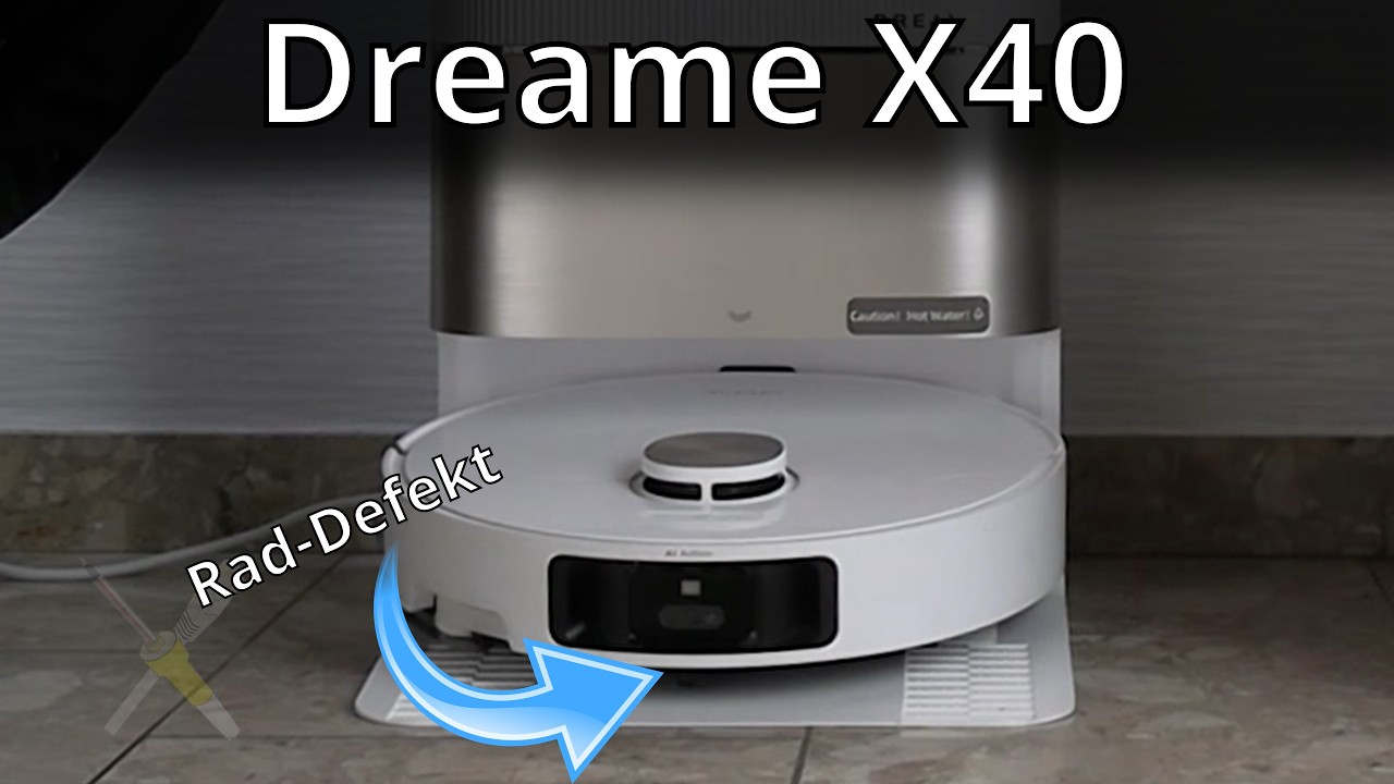 BitBastelei #694 - Dreame X40 mit Rad-Reparatur