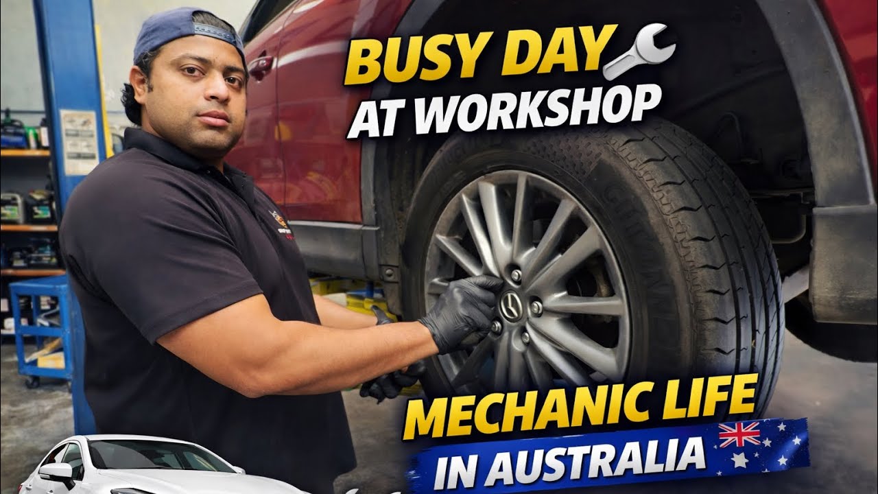 Real Mechanic Life in Australia | BusyWorkshop Day | MechanicLife Vlog #nomangupshup #automotive