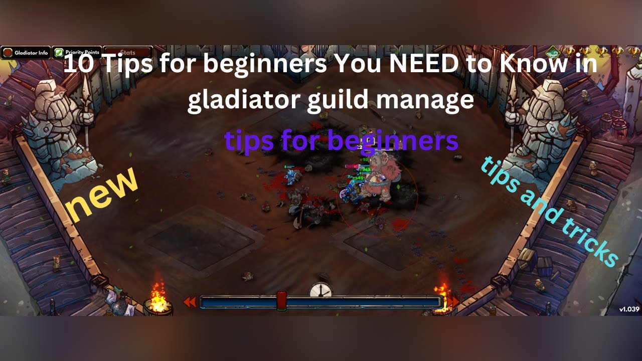 10 tips and tricks for Gladiator Simulator for beginners
