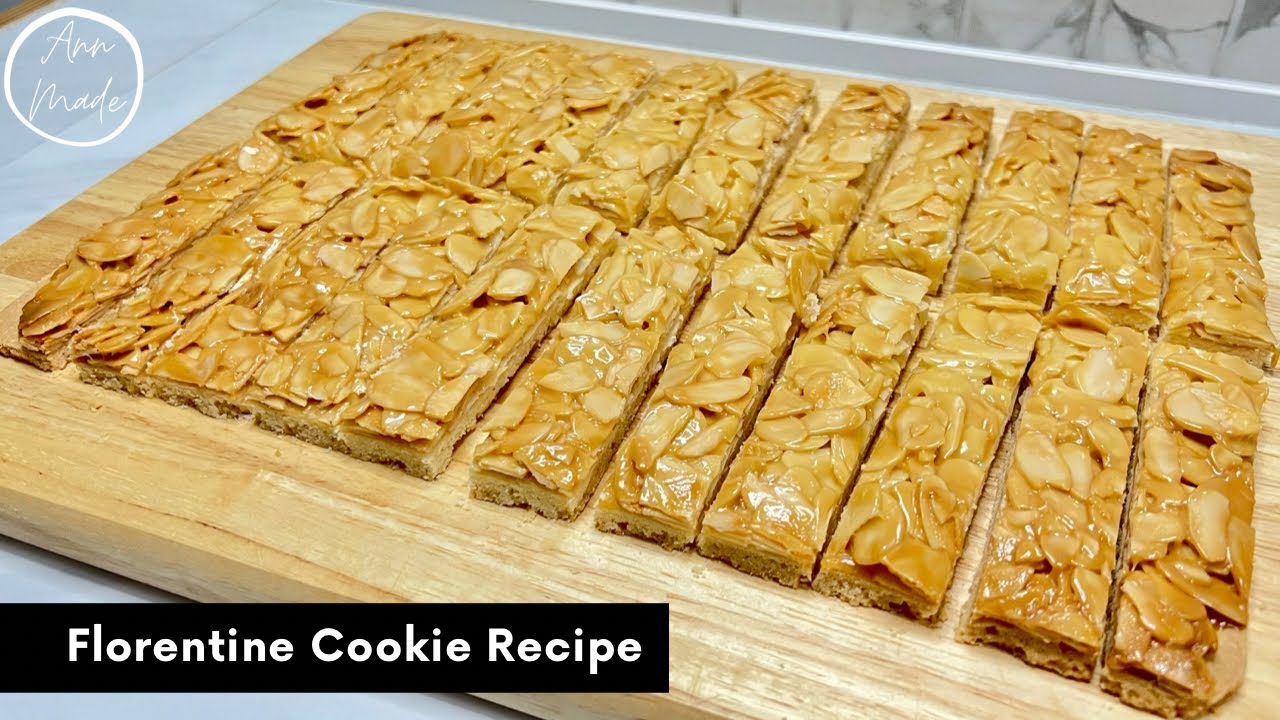 คุ้กกี้ ฟลอเรนทีน Florentine Cookie Recipe | Christmas Threat | AnnMade
