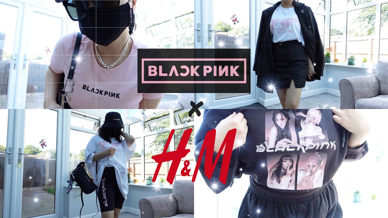 BLACKPINK x H&M Collaboration Merch Unboxing and Try-on Haul