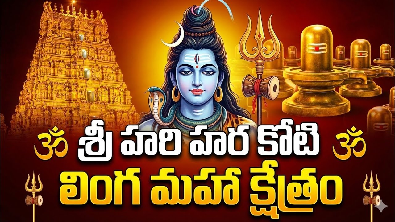 శ్రీ కోటి లింగ హరి హర మహా క్షేత్రం – అపూర్వ దైవ దర్శనం