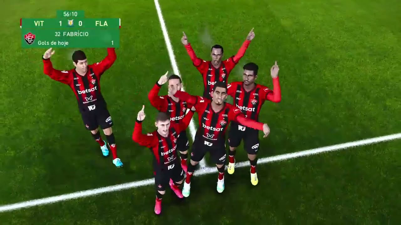 V1T0R14 X FL4M3NG0| 40 V1V0 C0M 1M4G3NS| JOGO DE HOJE| pes 21 Gameplay ps4