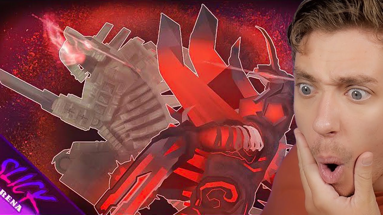 Reacting To MECHAGODZILLA vs GIGAN (Slick Arena)