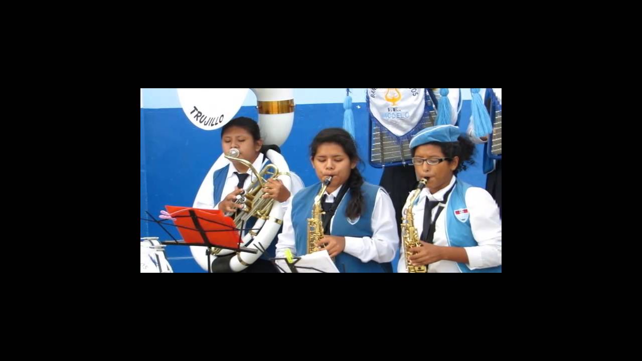 REGIMIENTO SAMBRE - ADIOS PUEBLO DE AYACUCHO - Marcha Militar / Colegio 