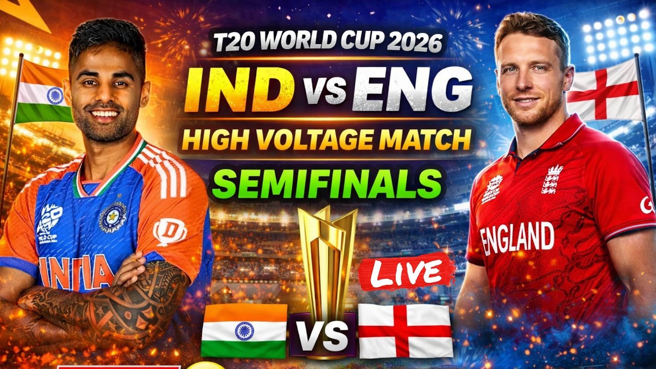 🔥India vs England T20 World Cup 2026 | QUALIFIER ⚡ 🔥 😱| Real Cricket Gameplay⚡
