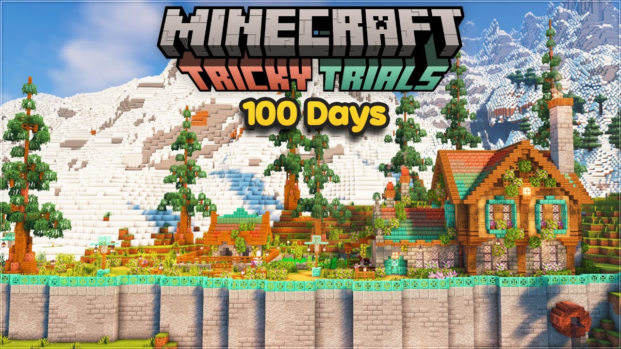 I survived 100 days of Minecraft 1.21 🐺