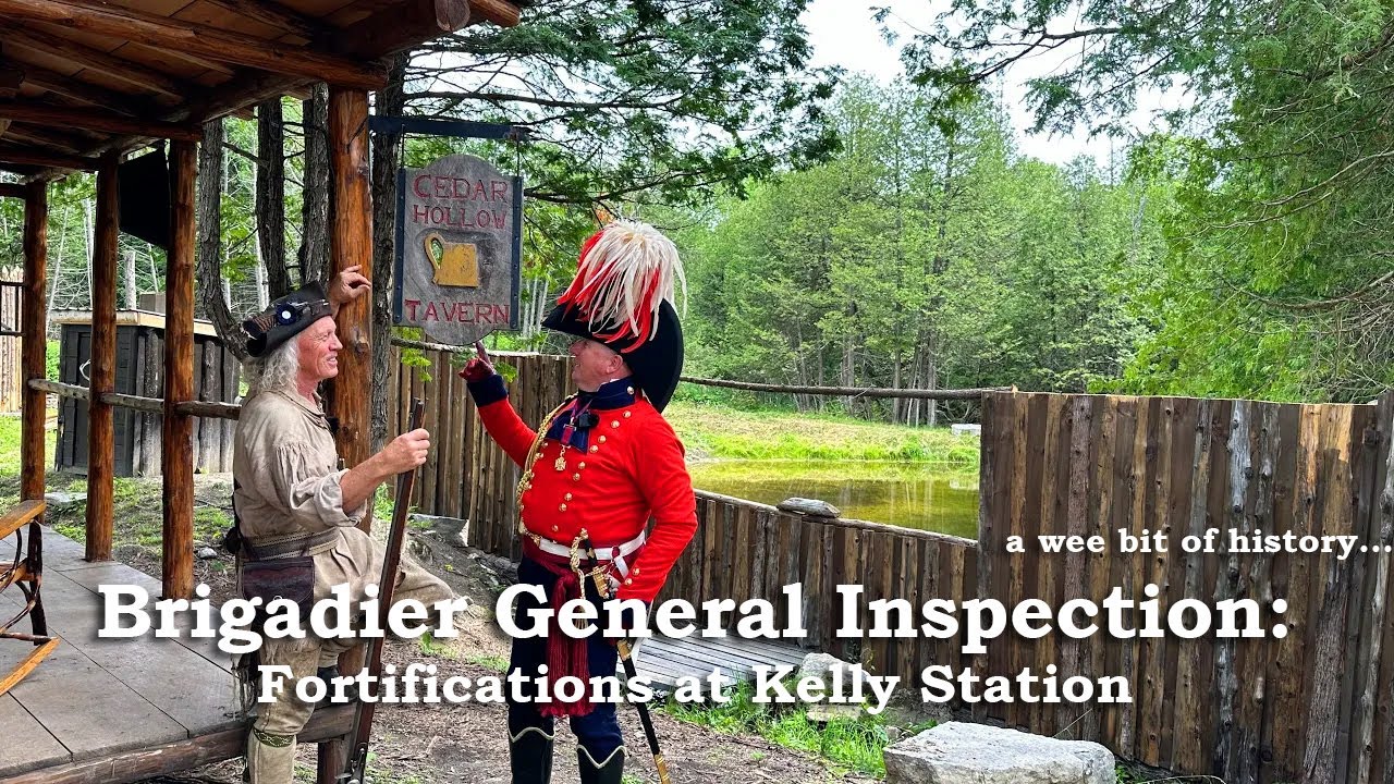 Brigadier General Inspects the Fortifications at Kelly Station | Fronteir Fort Build