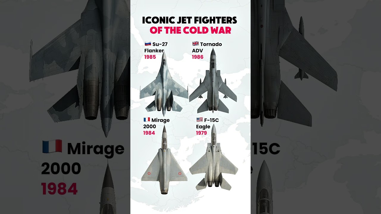 80s&ndash;90s Jet Fighters: Cold War Legends from Above