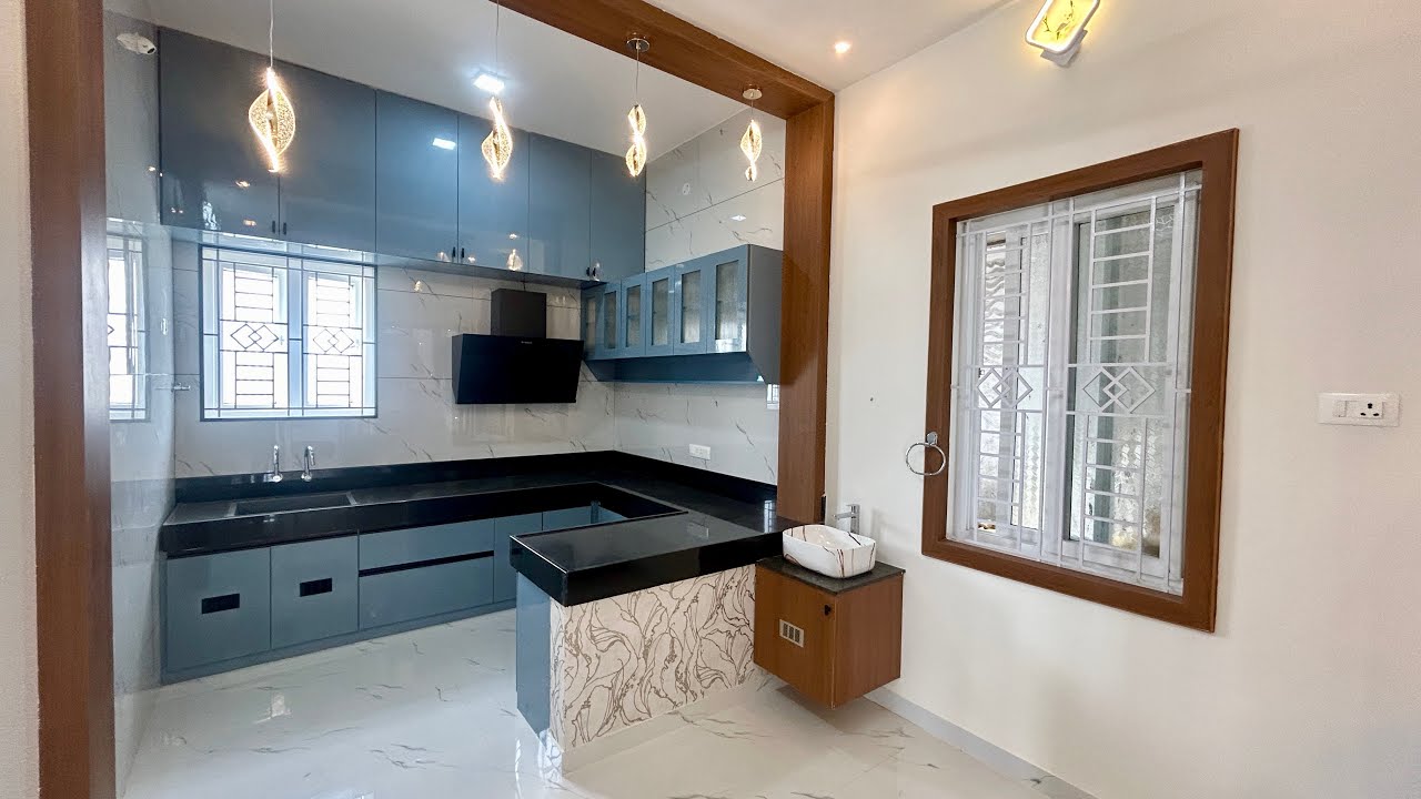 Beautiful Modular Kitchen Design 16x10feet Size 🔥🔥 with Dining Space 👌