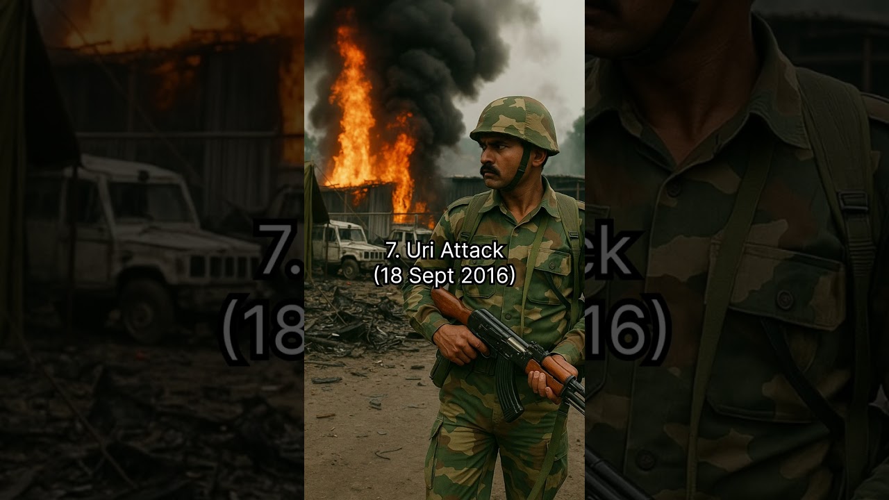 Top 10 Terror Attacks In Indian History 🇮🇳