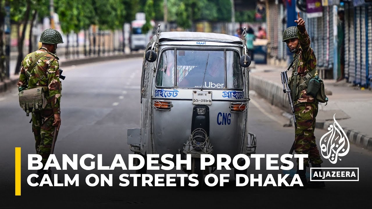 Calm on the streets of Dhaka after plans for a nationwide shutdown are on hold