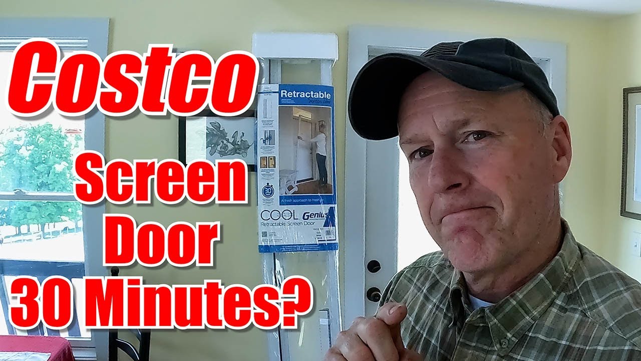 Costco Sliding Screen Door Install