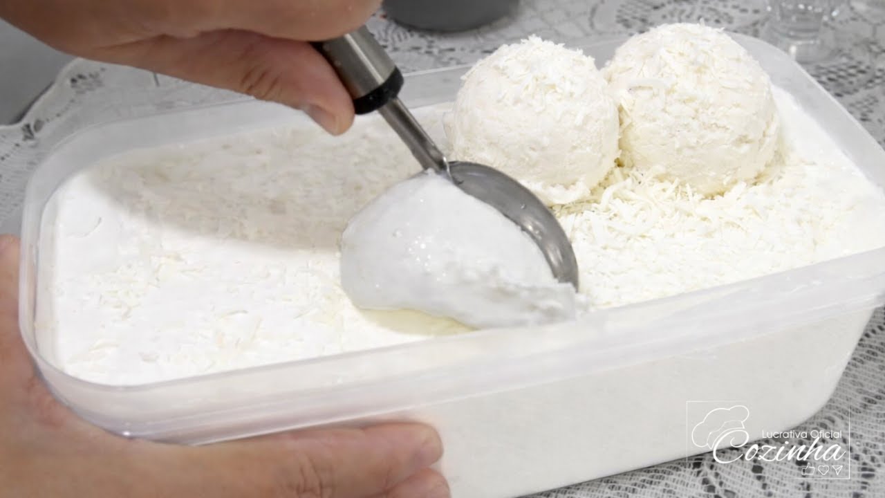 SORVETE CASEIRO SUPER CREMOSO [TIPO PROFISSIONAL] #sorvete