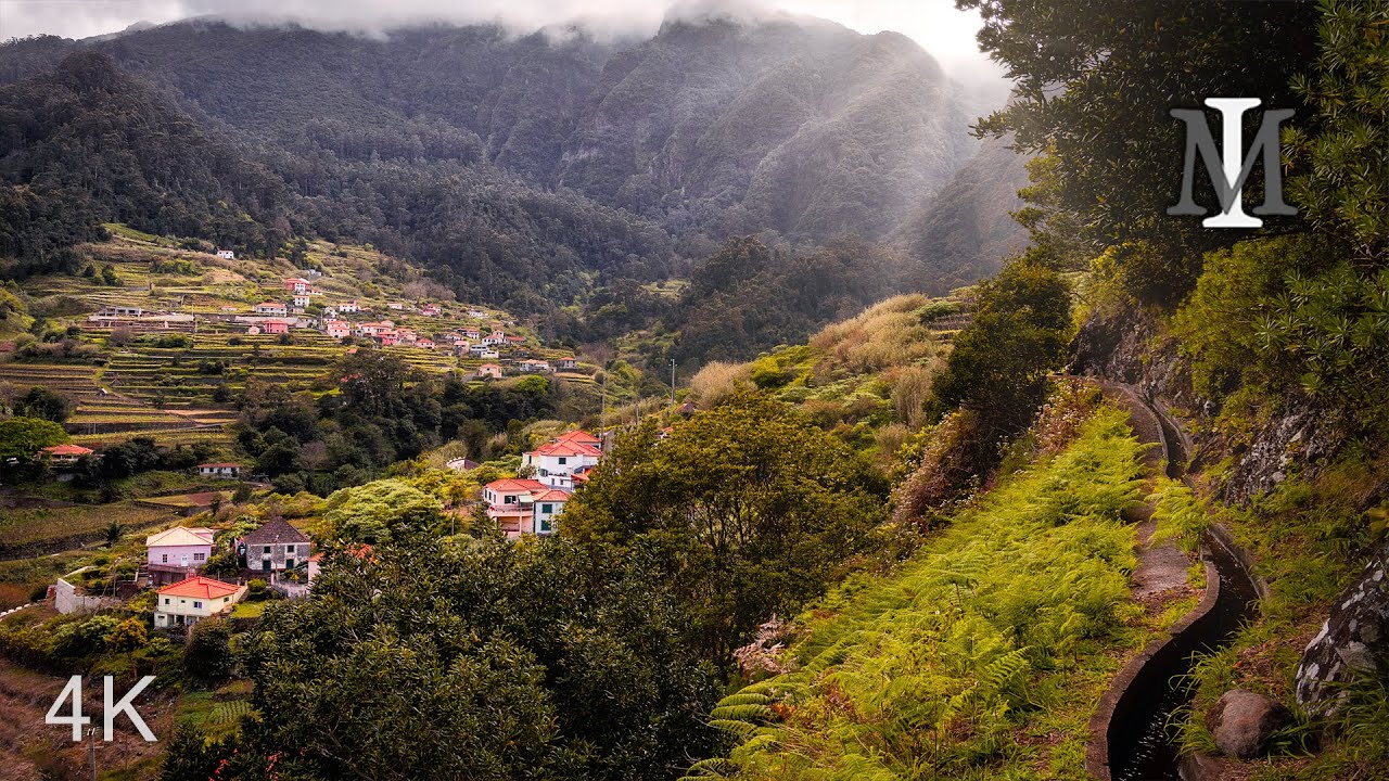 Madeira 4K - Secret Levada Ribeira do Passo - Great Views over São Vicente Pt1