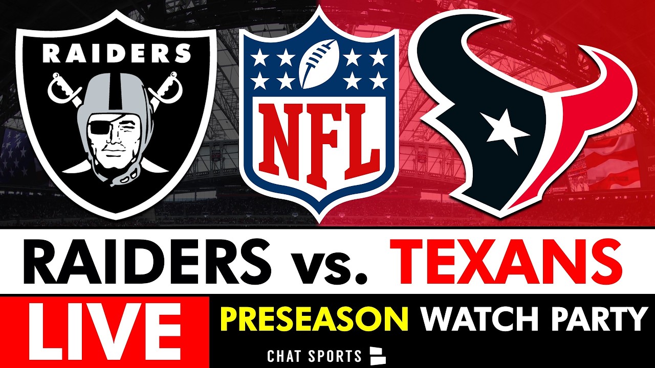 Raiders vs. Texans Live Stream, FREE NFL Preseason Watch Party On ESPN | Fernando Mendoza Stats