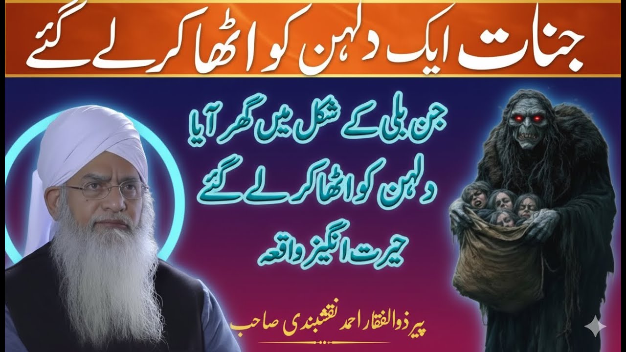 Shaadi Ki Raat Dulhan Ghaib! Jinnat Ka Khofnaak Waqia | Bayan by Peer Zulfiqar Ahmad Naqshbandi