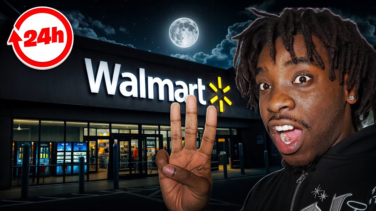 24-часовой ночной челлендж в Walmart, часть 3!!