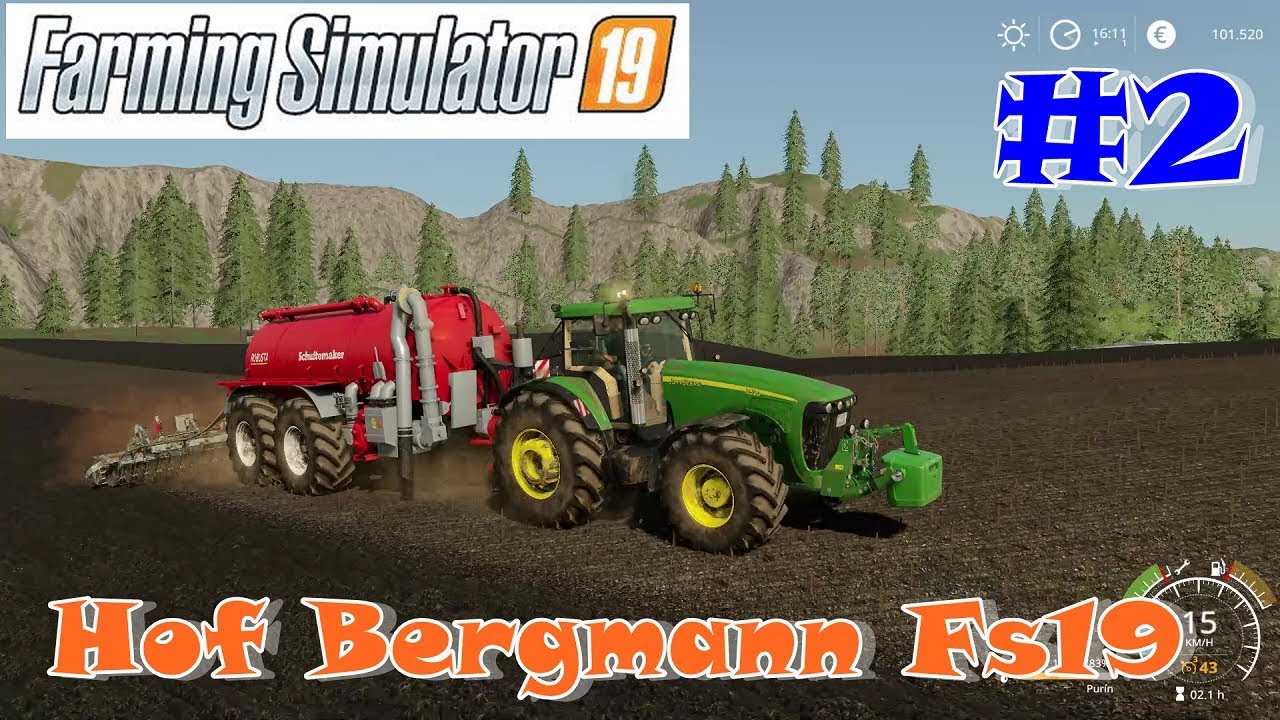 Farming Simulator 2019.Hof Bergmann#2.Timelapse#2