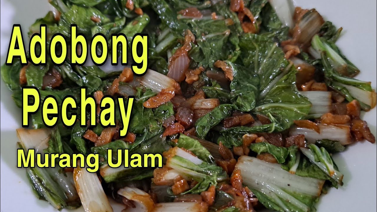 How to Cook Adobong Pechay|ADOBONG PECHAY|Murang Ulam|Tipid Tips|Bok Choy
