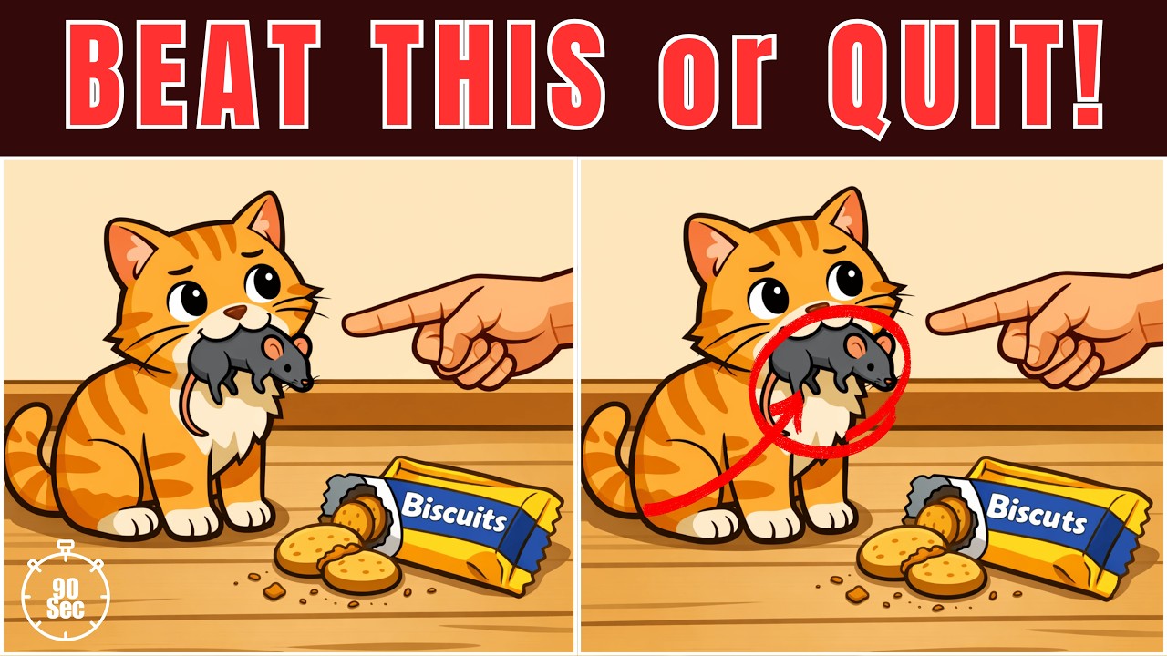 If You Can’t Find All 3, You’re Not as Observant as You Think | Spot the 3 Differences