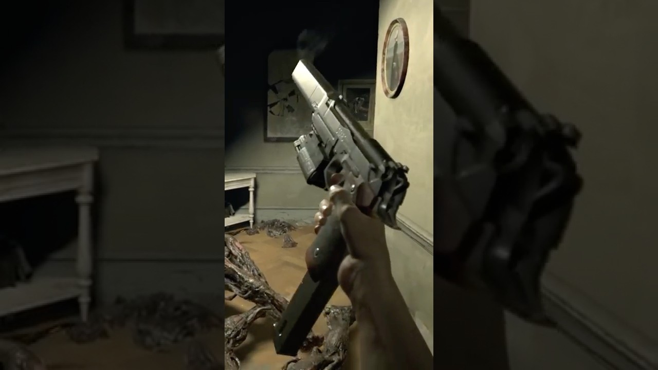Satisfying Headshots With The SAMURAI EDGE in RESIDENT EVIL 7: BIOHAZARD