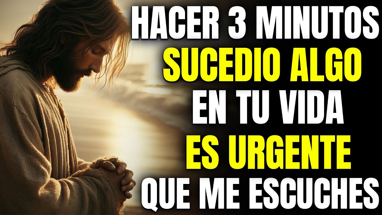 DIOS DICE: VI ALGO EN TU VIDA HACE 3 MINUTOS: ESCUCHA ESTA ADVERTENCIA ANTES DE QUE SEA TARDE