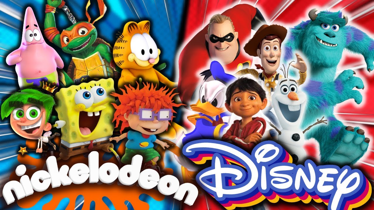 🟠​Nickelodeon vs. Disney🔵​ Fitness Race Showdown! 🏁🌟Brain Break for Kids | Go Noodle inspired