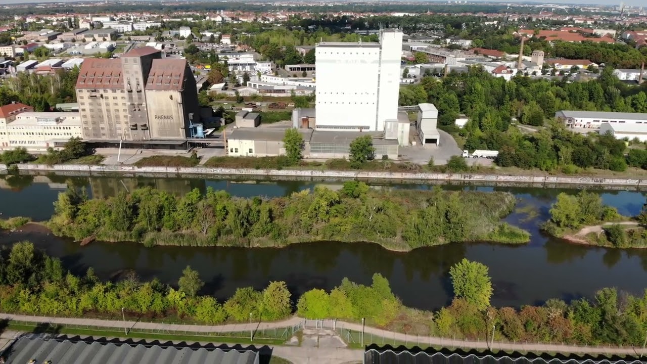 Flug über Leipzig Grünau