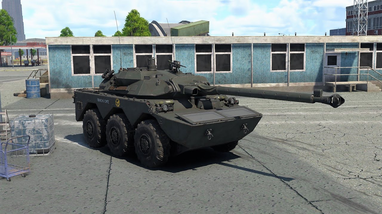 War Thunder: AMX-10RC French Light Tank Gameplay [1440p 60FPS]