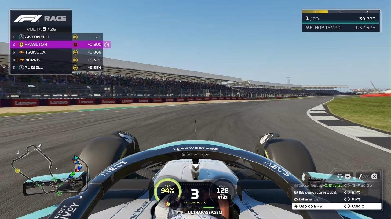 F1 25 - Silverstone - Realista - IA 100