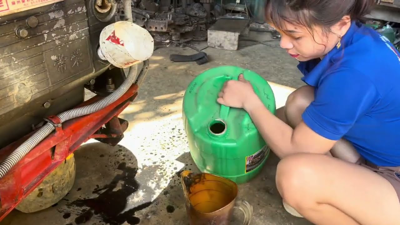 Genius girl ;Full Restoration of old Samdi R234 diesel engine |Restore, repair old D15 diesel engine