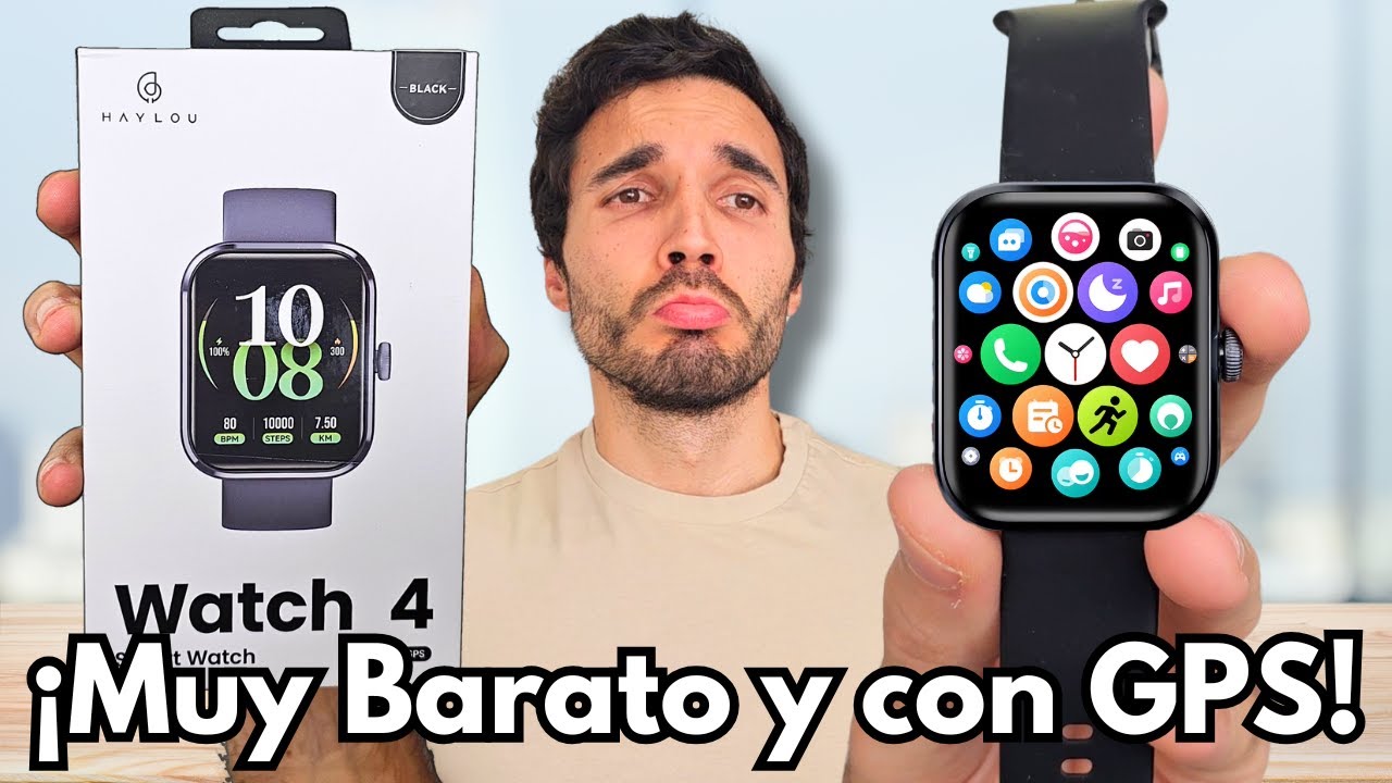 Haylou Watch 4 🔥 &iexcl;Un Smartwatch MUY ECON&Oacute;MICO con GPS!