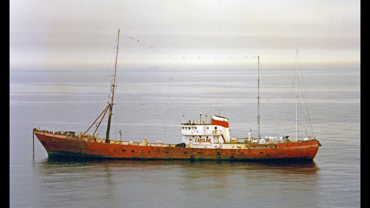 Visiting the MV Ross Revenge (Radio 558, Radio Caroline) on 17th August 1988