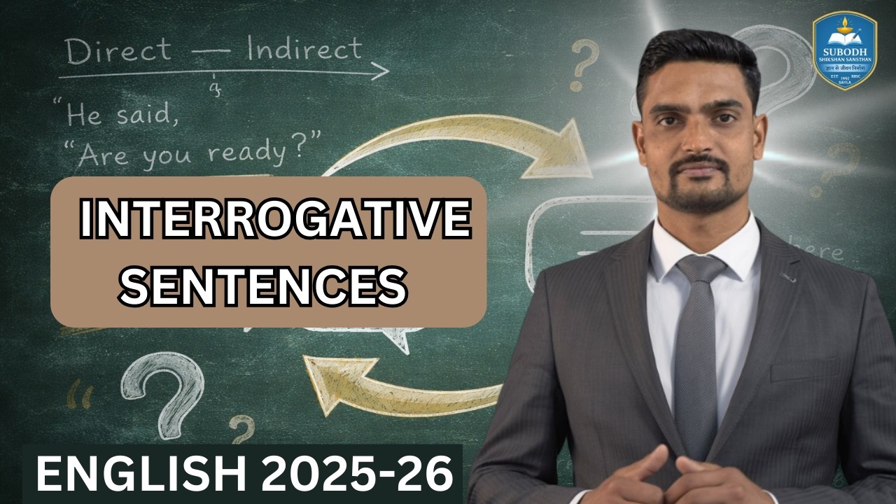 Direct and Indirect Speech | Interrogative Sentences | Narration Rules in English #englishgrammar