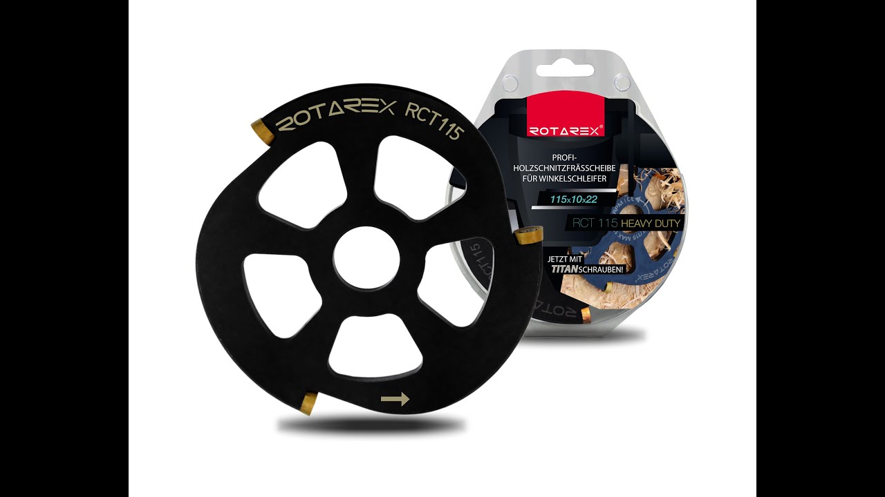 ROTAREX&reg; CARBtec RCT/115 professional woodworking disc